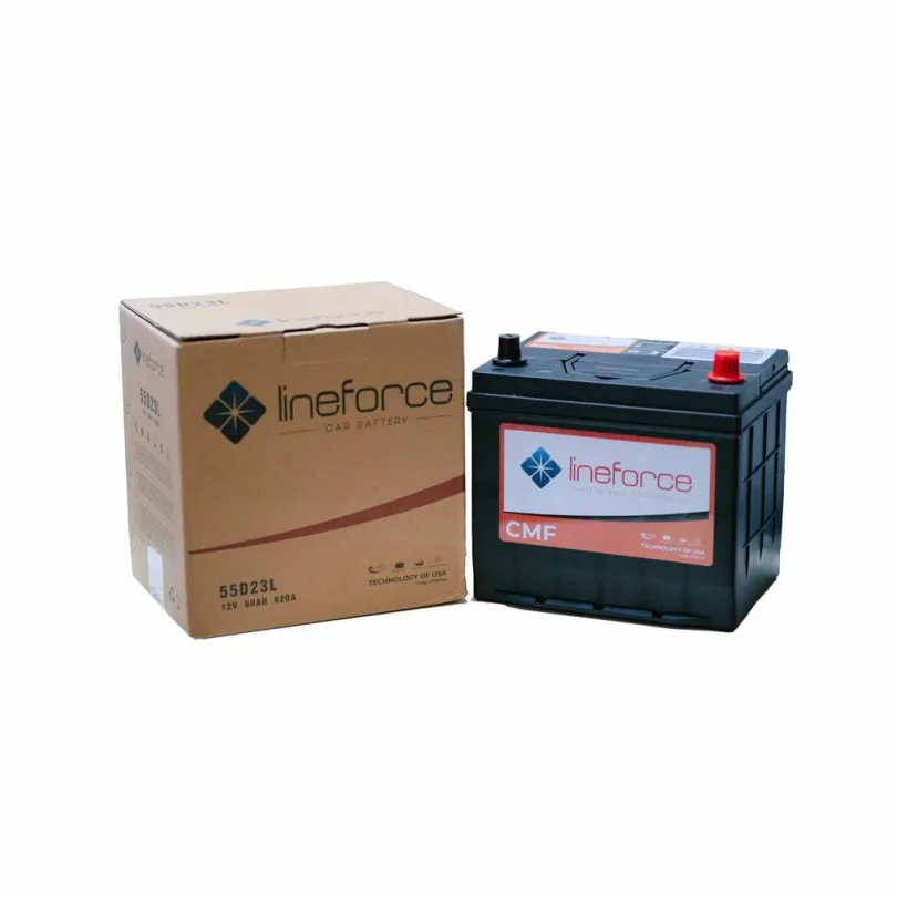 Ắc quy Lineforce 12V 60AH 55D23L MF